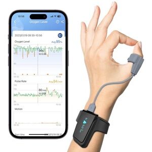 Pulse Oximeter with Smart Reminder for SpO2 and Heart Rate Tracking Continuously